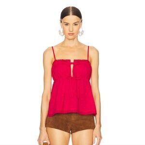 Ulla Johnson Quinn Cosmos Dotted Lace Trip Top New Size XS/00